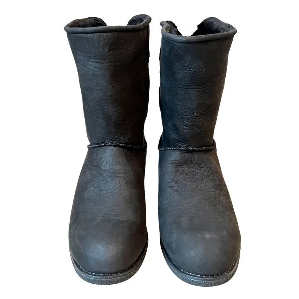 Abeo Pro Burlington Oiled Leather Shearling Boot
